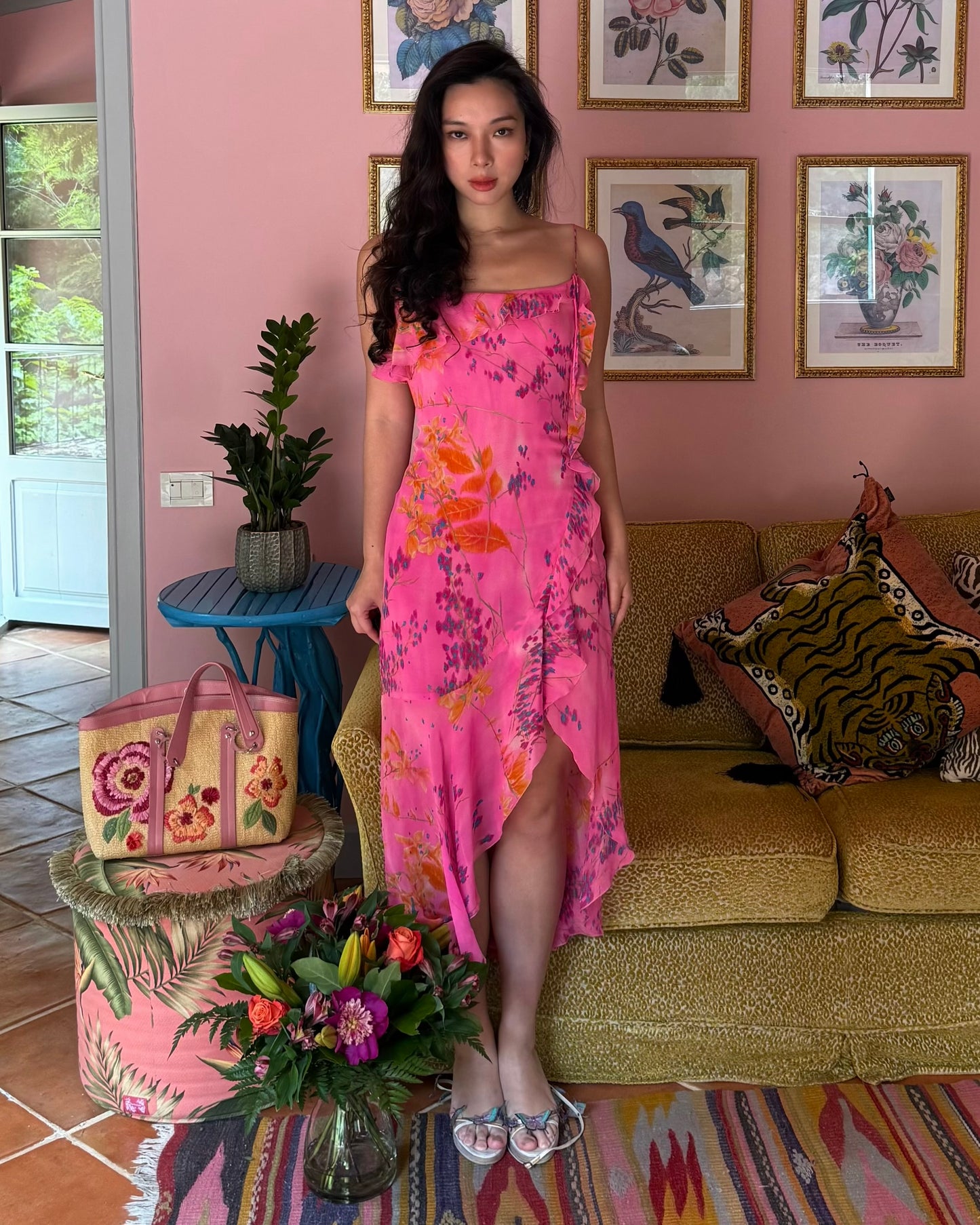 Emanuel Ungaro 2000SS Silk Chiffon Dress