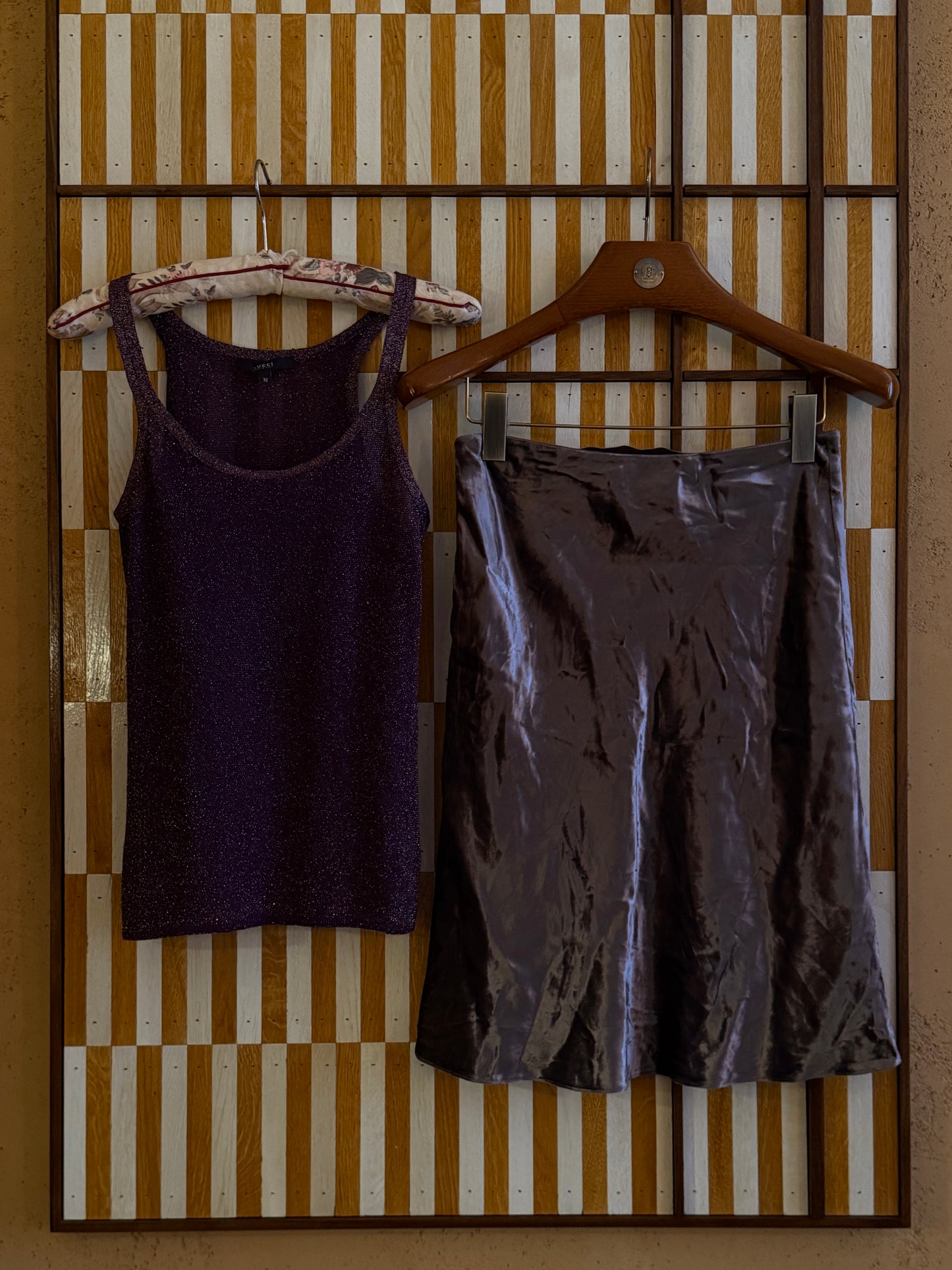 Gucci 2006FW Purple Lurex Top