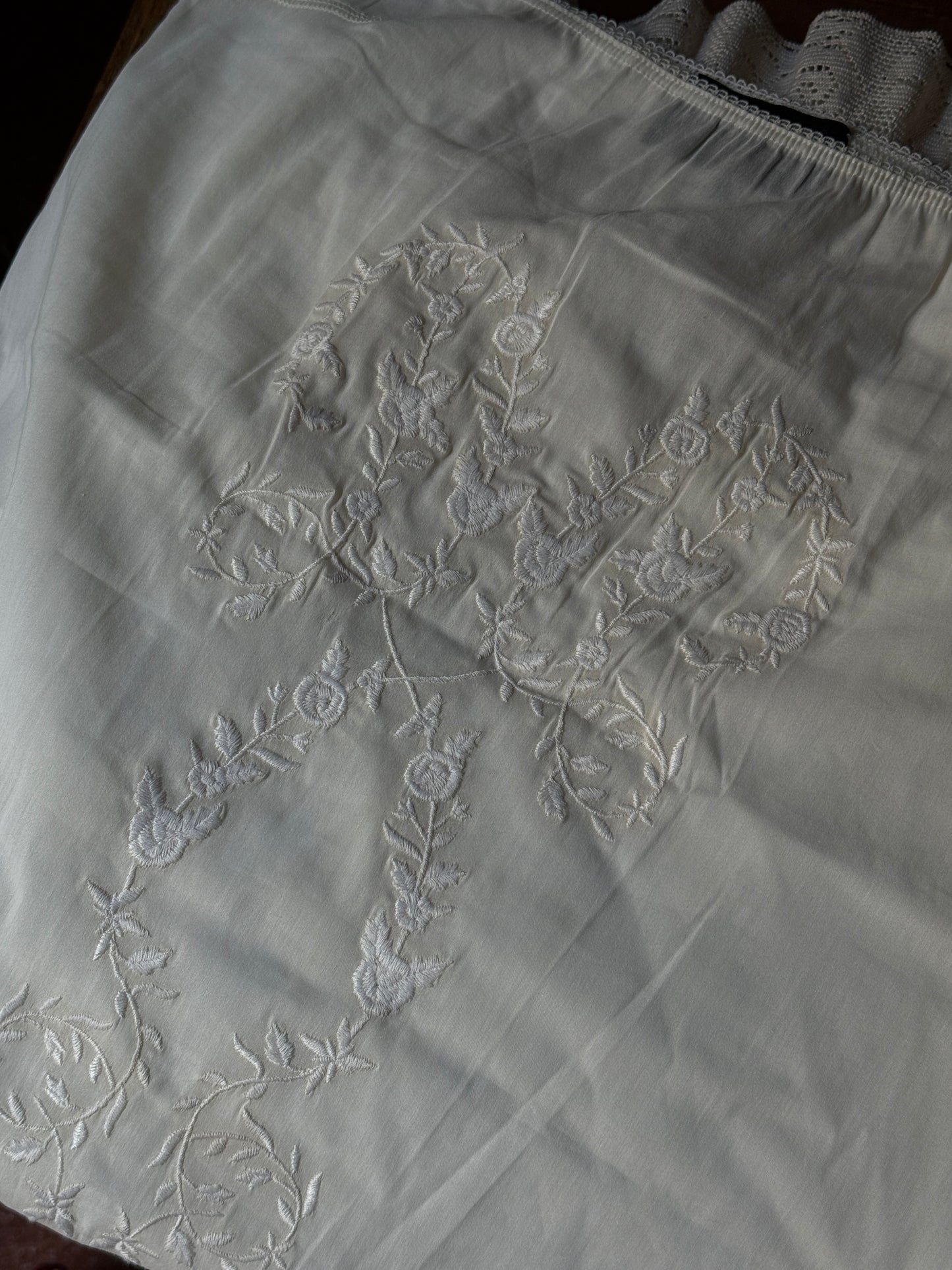 Dolce & Gabbana D&G 90s Ribbon Embroidered Skirt