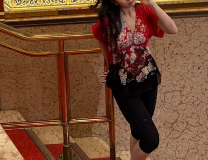 Roberto Cavalli 2006FW Japanese Floral Blouse