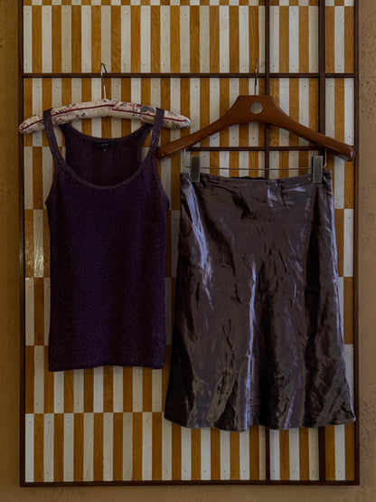 Gucci 2006FW Purple Lurex Top