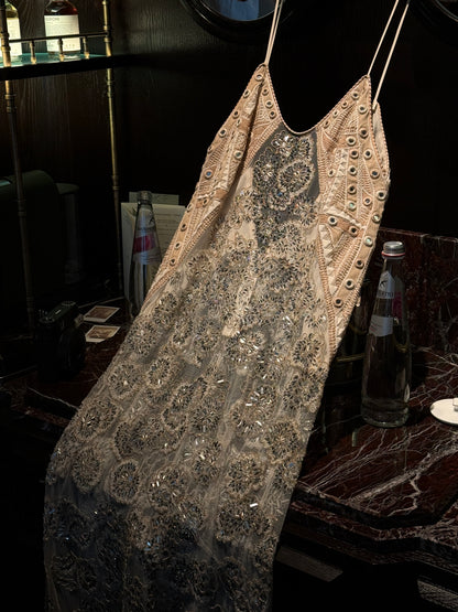 Roberto Cavalli 2017SS Beaded Gown