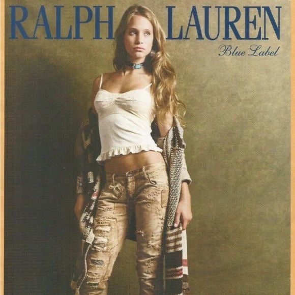 Ralph Lauren 2006FW Knitted Top with Lace Bust