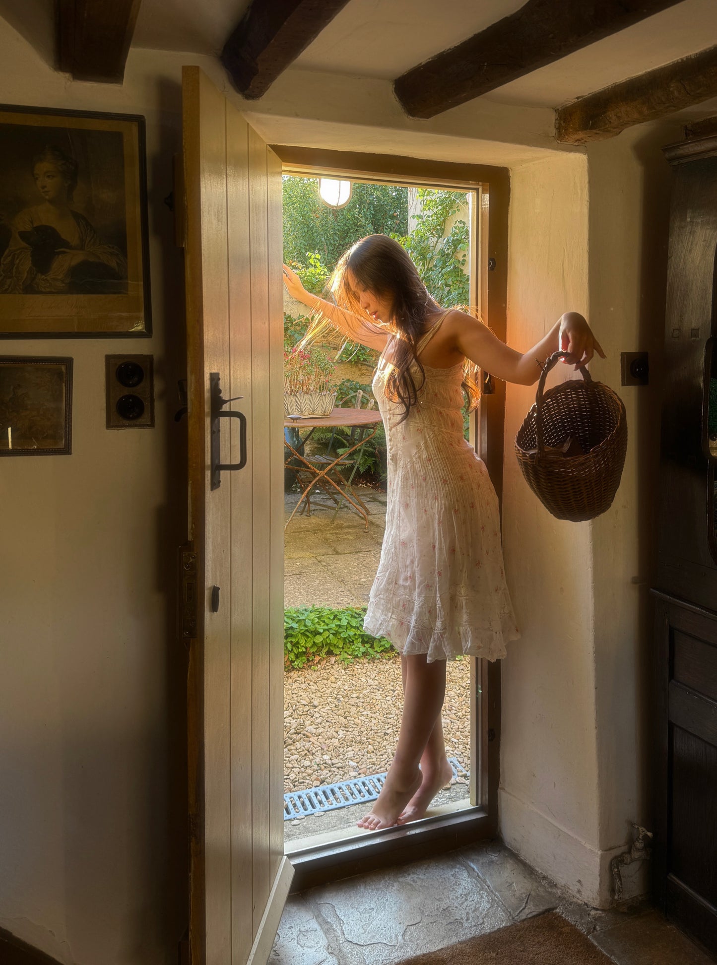 Ralph Lauren Edwardian Style Cotton Dress
