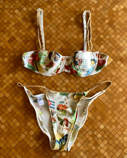 Christian Dior 2002SS Runway Print Bikini Set