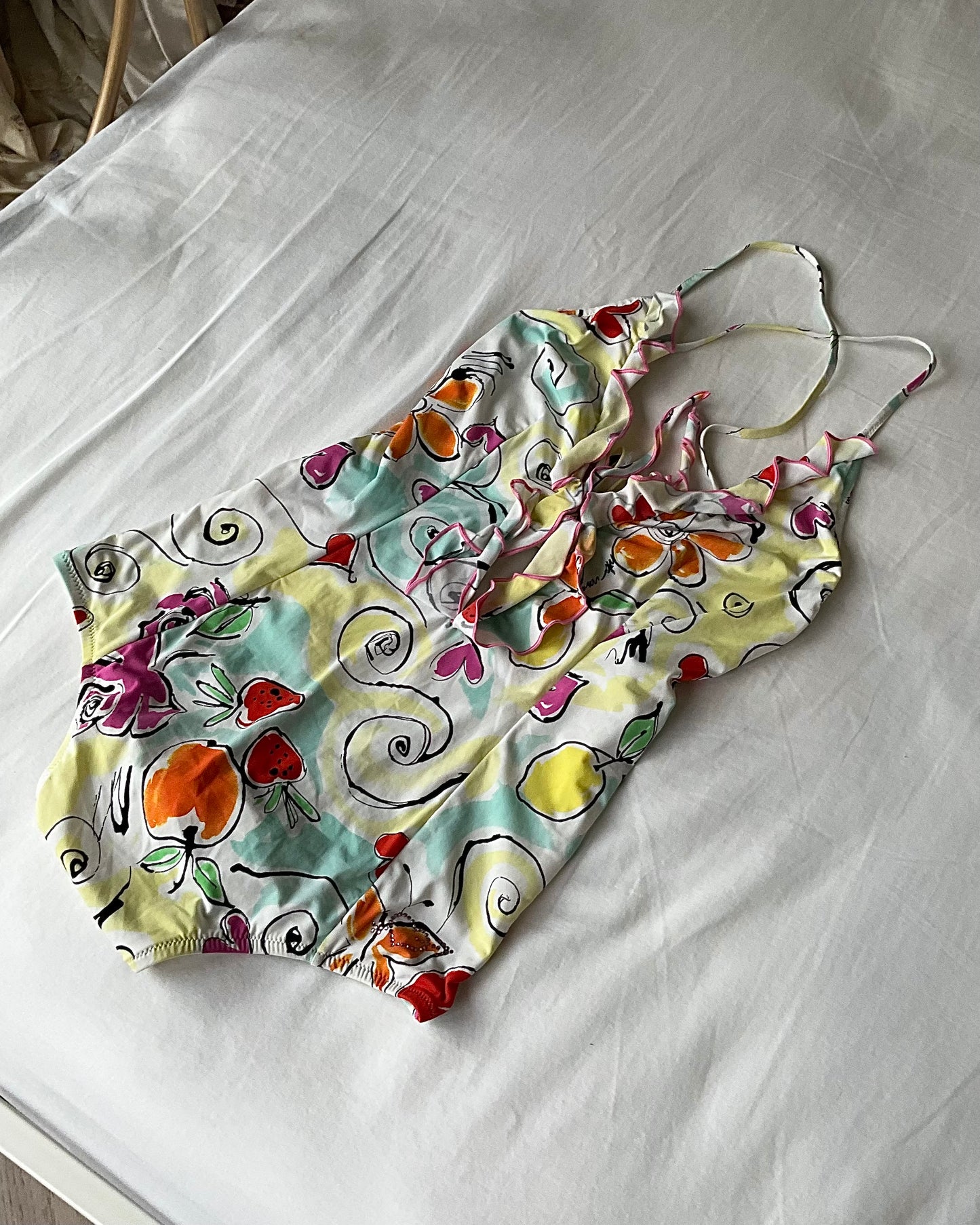 Blumarine Fruity One-Piece Swimsuit