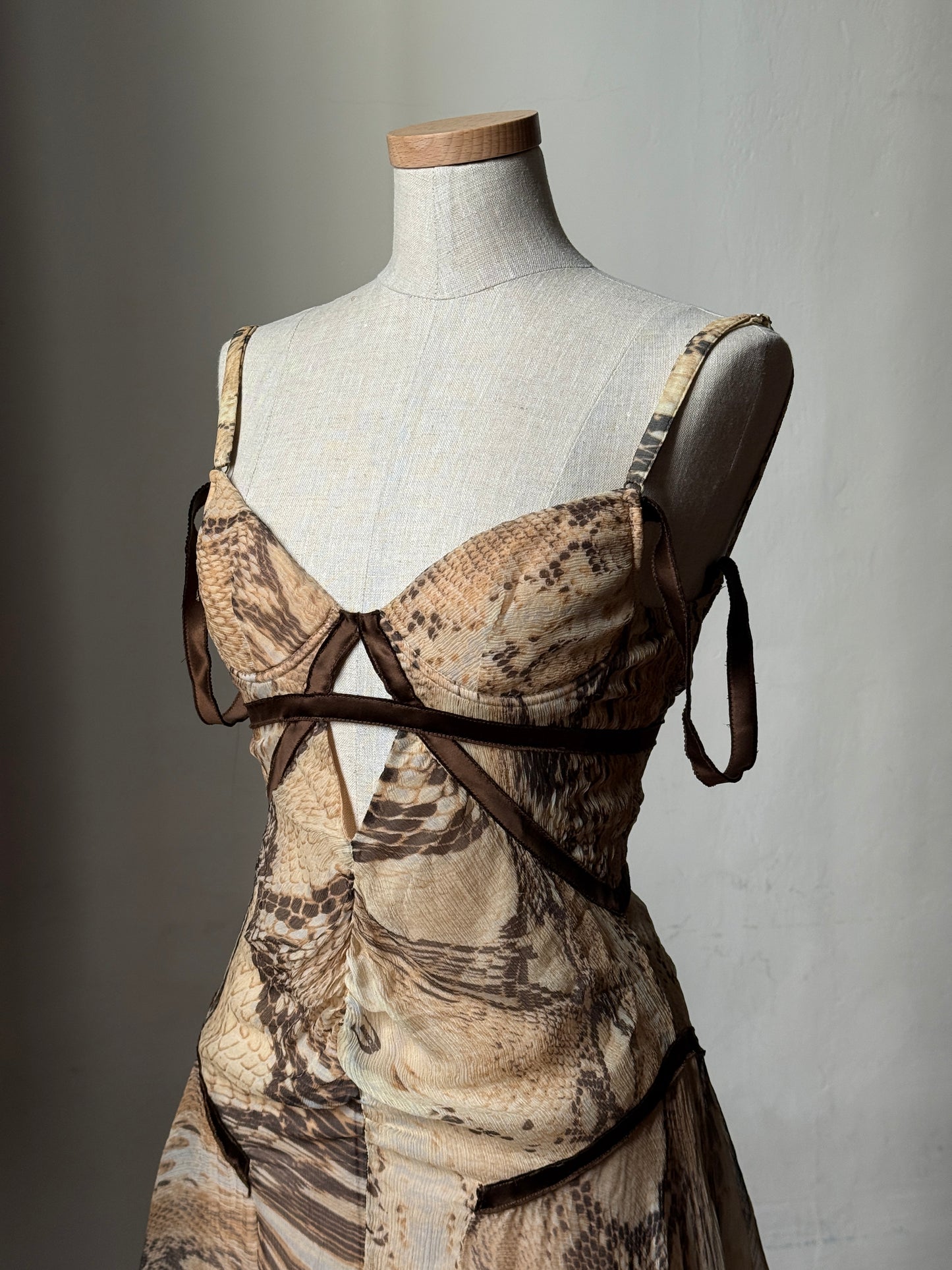 Just Cavalli Reptile Print Dress