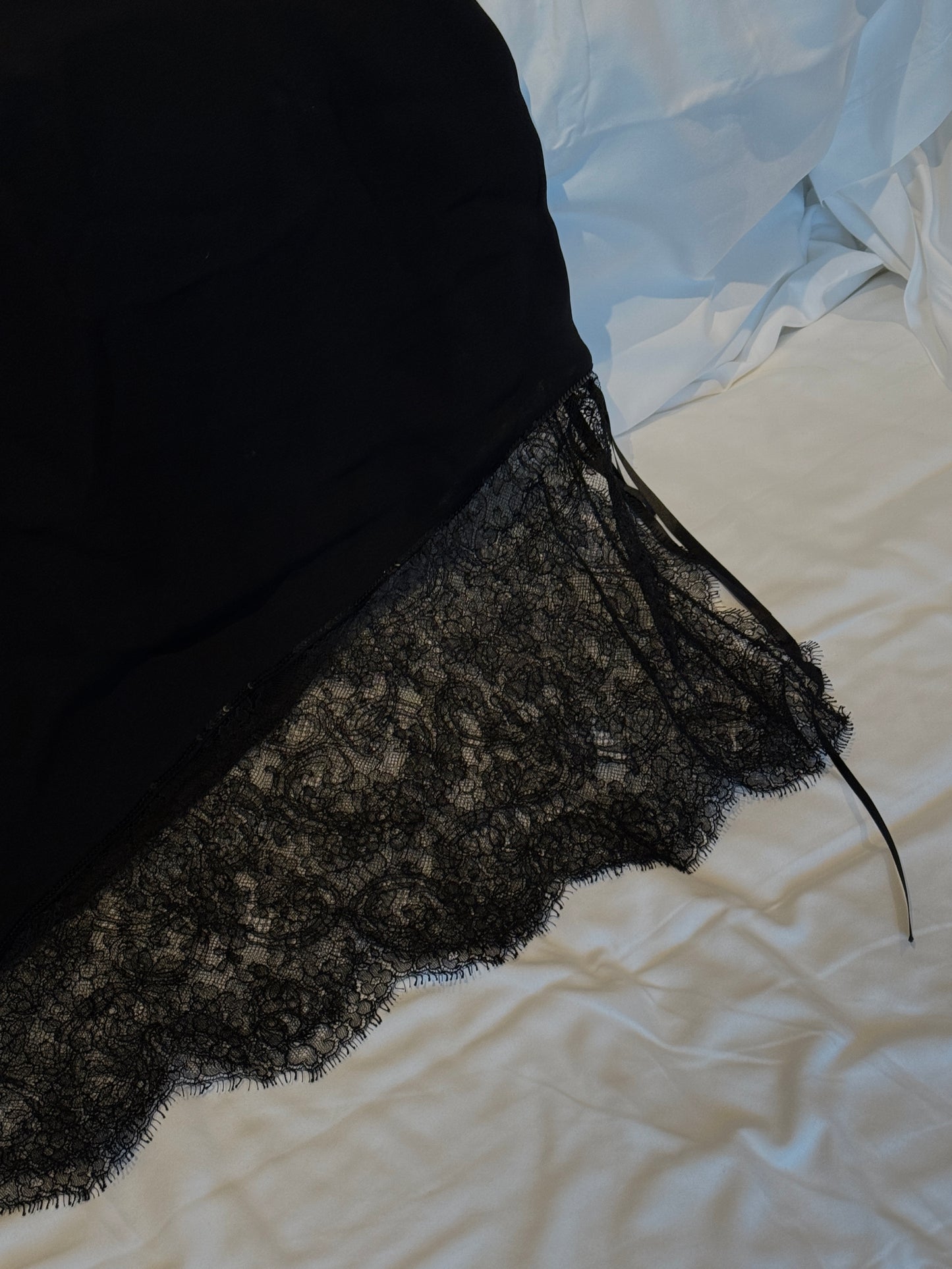 Blumarine Fur Turtleneck Jumper & 1998SS Lace Skirt