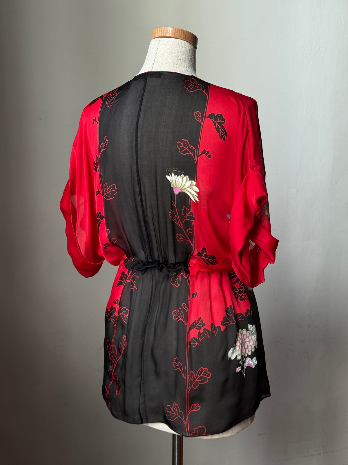 Roberto Cavalli 2006FW Japanese Floral Blouse