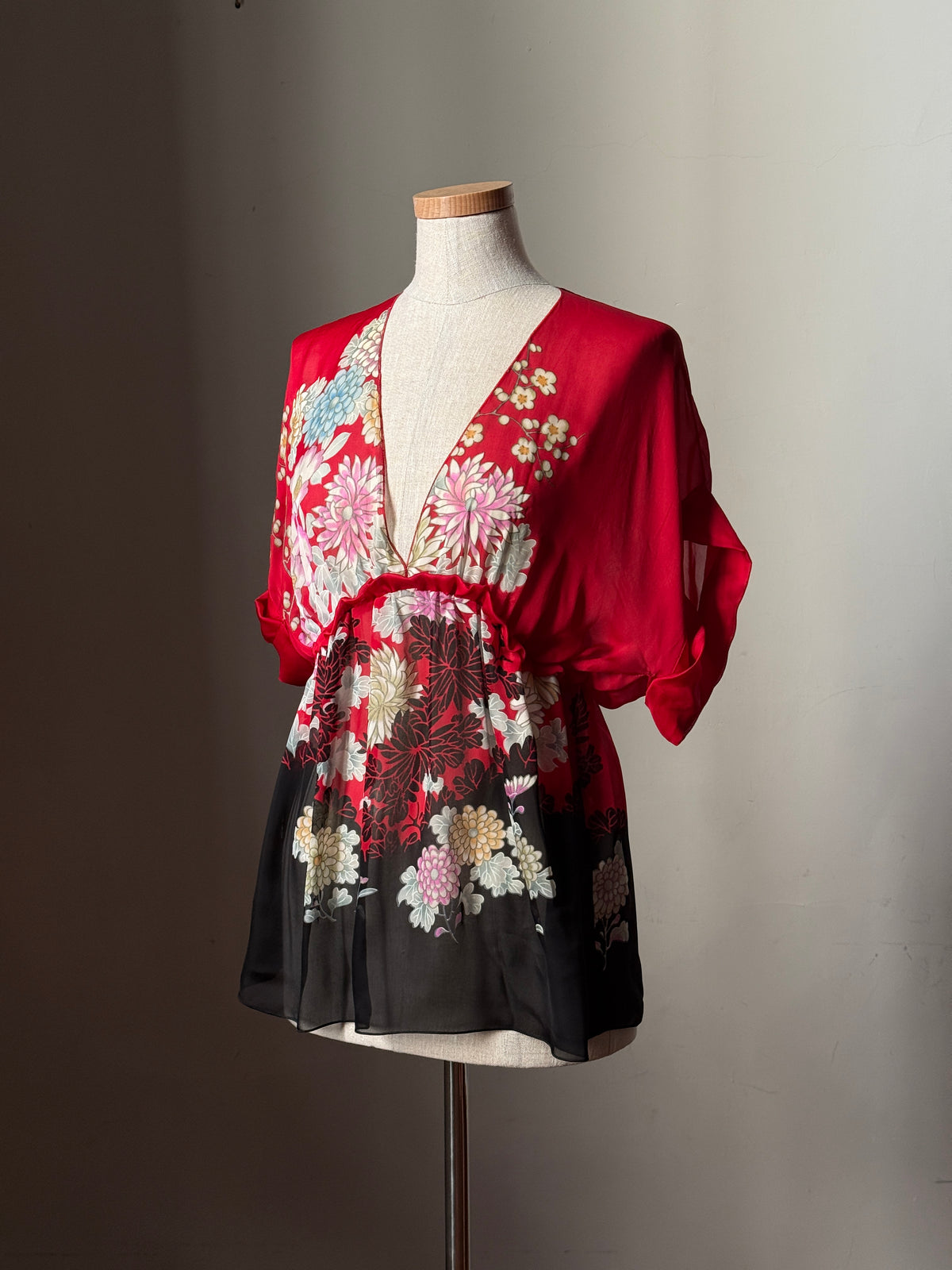 Roberto Cavalli 2006FW Japanese Floral Blouse