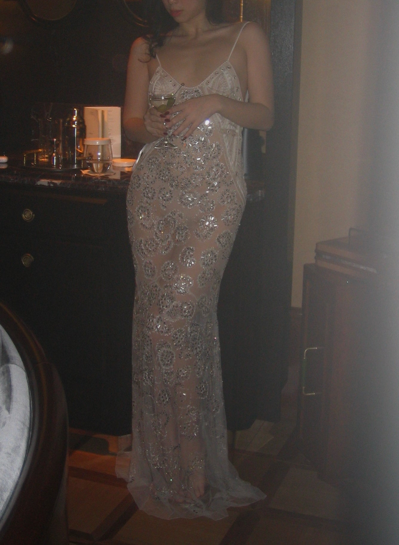 Roberto Cavalli 2017SS Beaded Gown