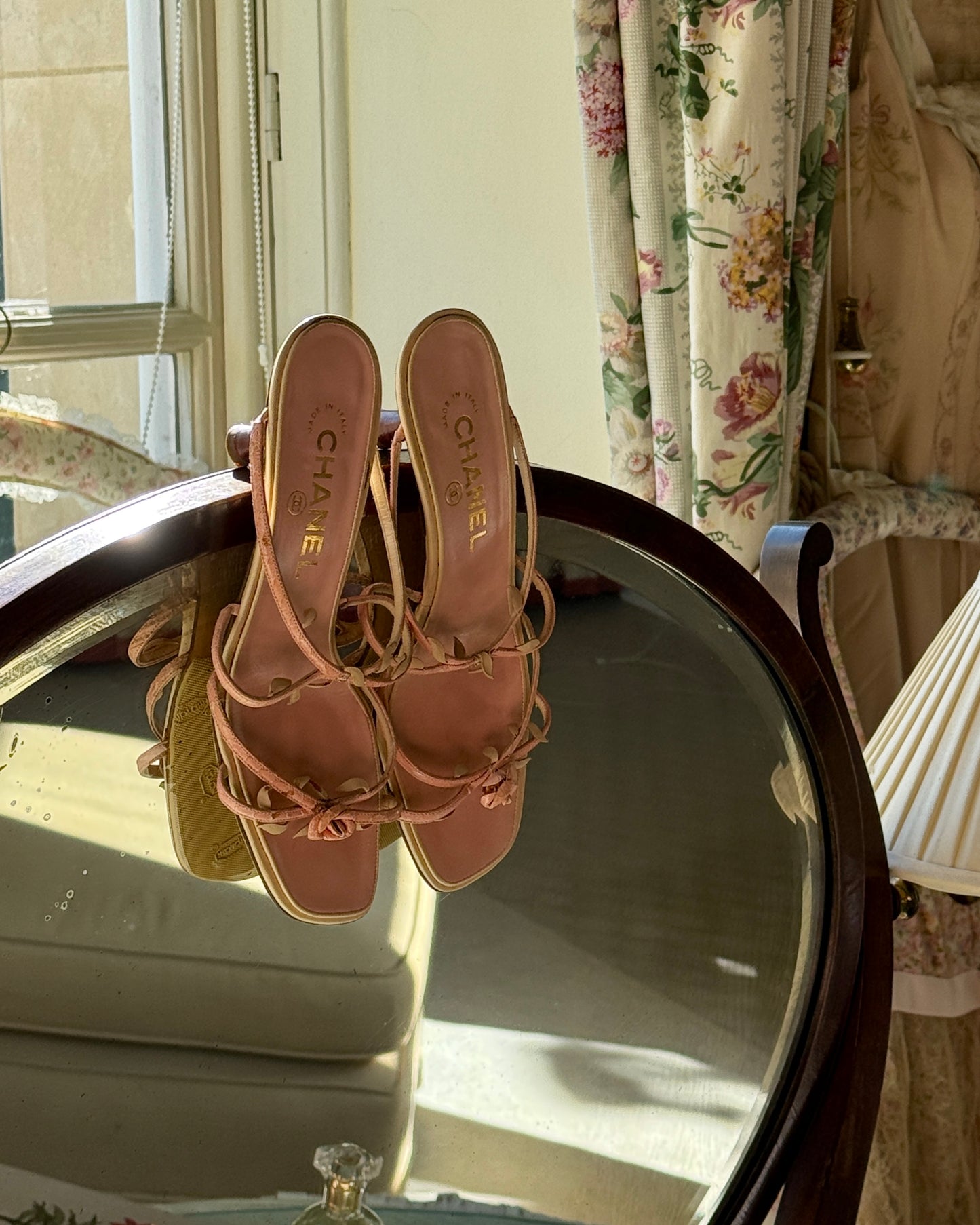 Iconic Chanel Rosebuds Sandals