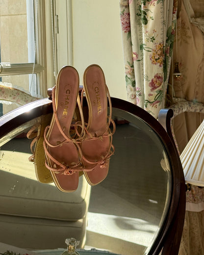 Iconic Chanel Rosebuds Sandals