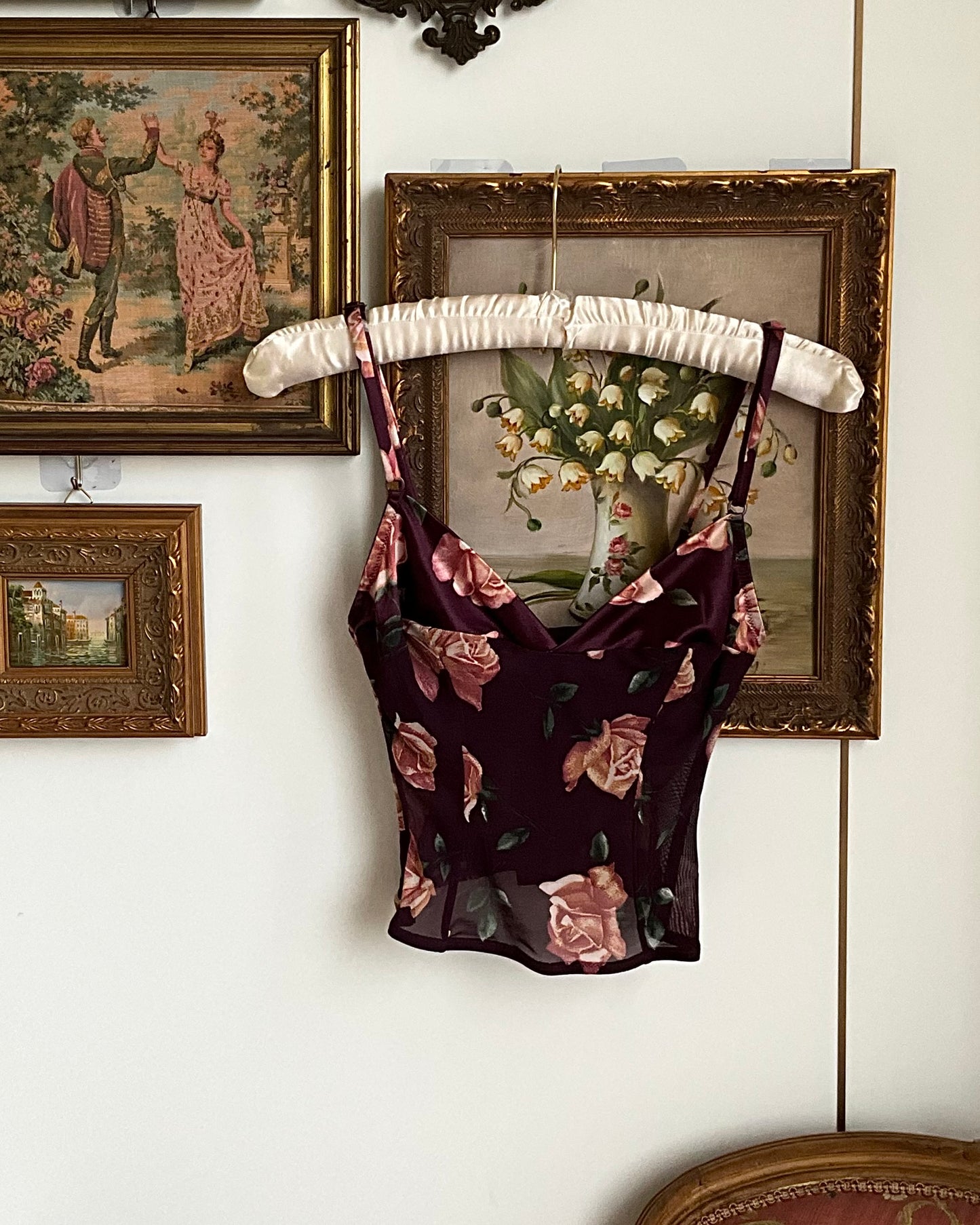 La Perla Purple Floral Corset