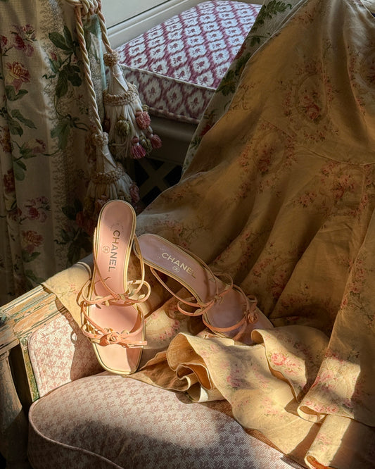 Iconic Chanel Rosebuds Sandals