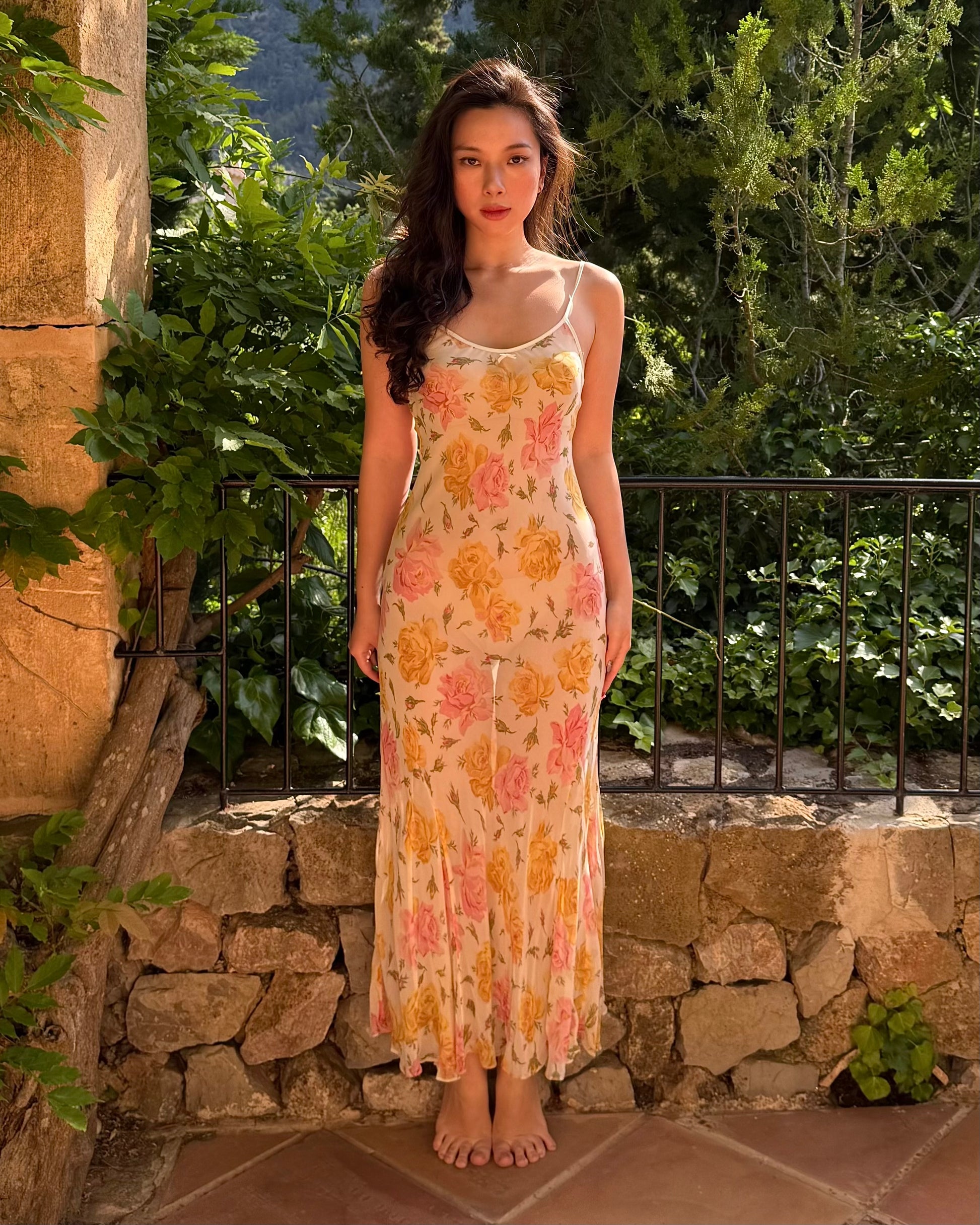 Betsey Johnson 90s Floral Dress Sous Les Fleurs Betsey Johnson 90s Floral Dress Sous Les Fleurs
