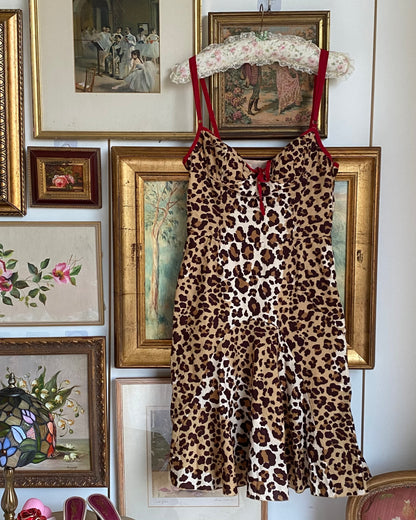 Moschino Leopard Print Dress