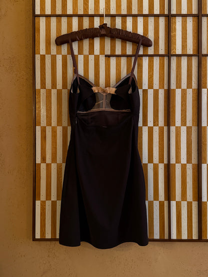 Dolce & Gabbana 1997SS Brown Mini Dress