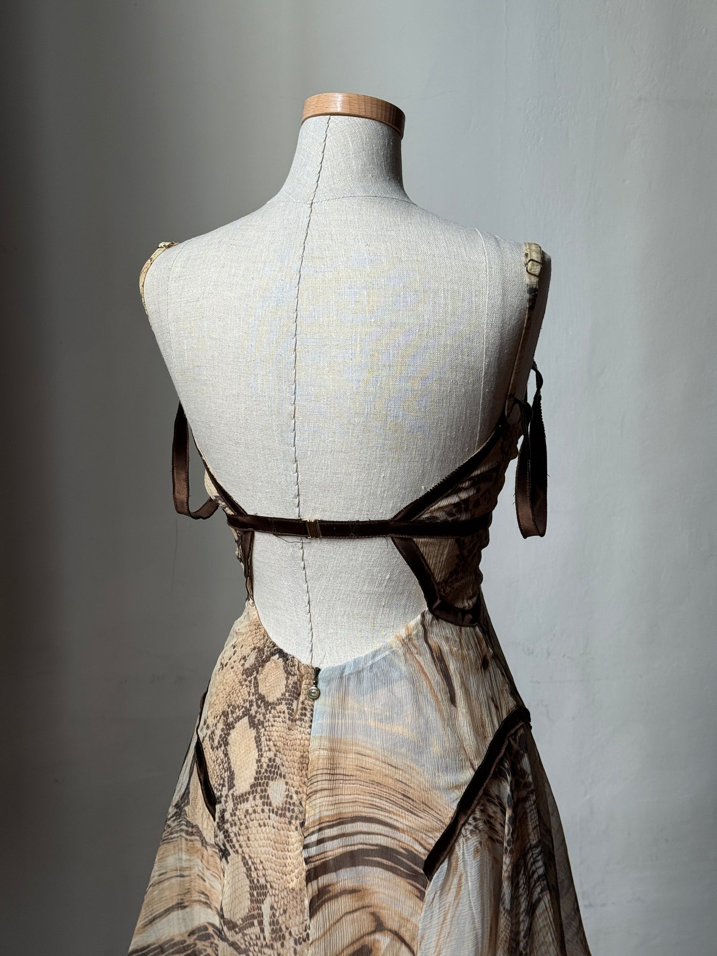 Just Cavalli Reptile Print Dress