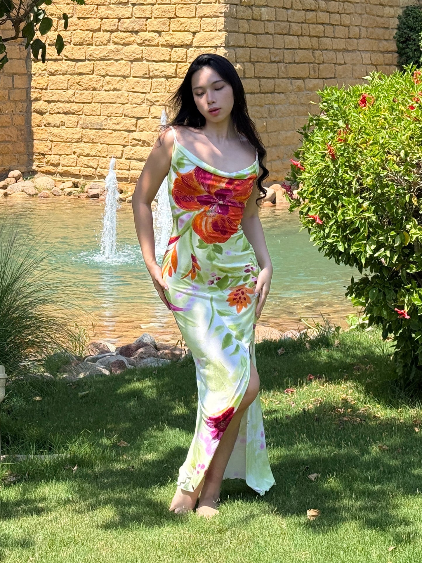 Voyage Floral Print Jersey Dress