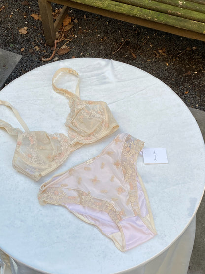 Christian Dior Lace Lingerie Set